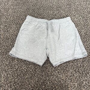 Gymshark Gray Athletic Shorts with Elastic Waistband